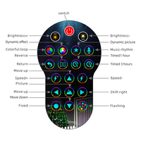 WS2812B choinki wykaszarki światła Multicolor Fairy gwiazda LED String wodospad Xmas APP Bluetooth Home Yard świąteczne dekoracje DC5V 5